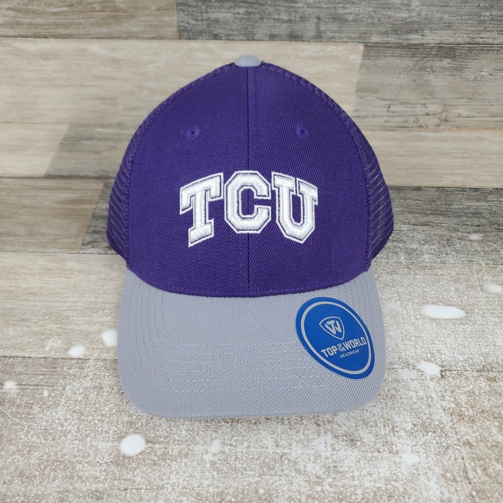 Top Of The World Adjustable Hat One Size TCU Horned Frogs Football - Picture 1 of 8